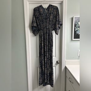 Kimono sleeve maxi dress